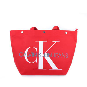 Calvin Klein dámská červená kabelka Canvas